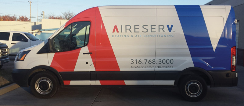 Vehicle Lettering and Graphics for a Fleet Vehicle