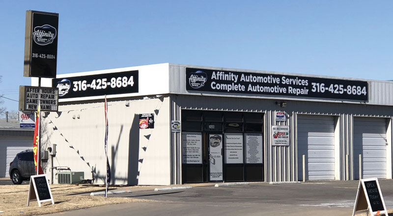 Modern Storefront Design with Graphics