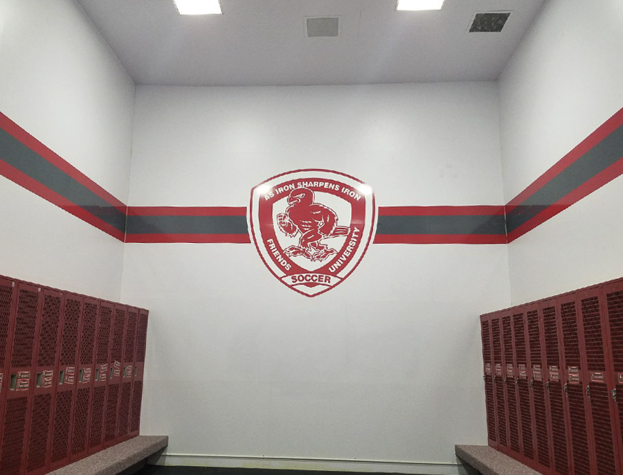 Custom Locker Wraps for a Sports Facility